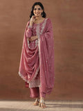 AASTIK FASHION silk blend kurta pant dupatta set