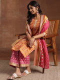 AASTIK FASHION pure cotton kurta palazzo dupatta set