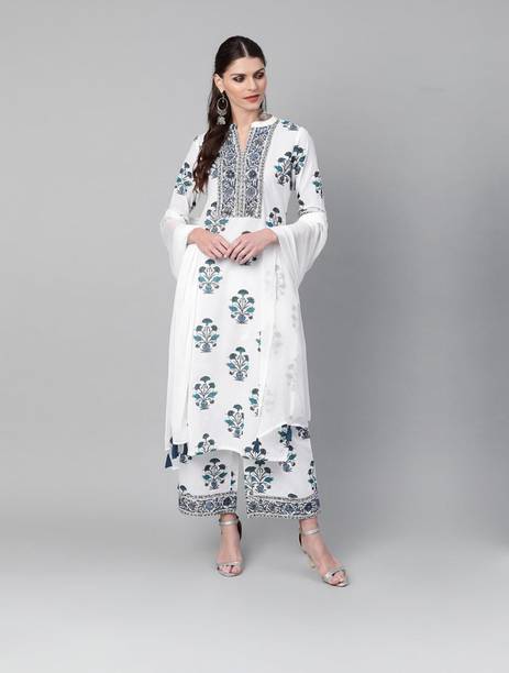 AASTIK FASHION cotton blend kurta pant set